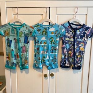 Little Sleepies Disney Shortie Bundle 0-3M